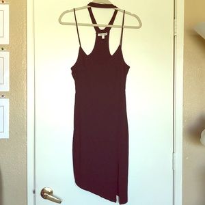 NWOT Active USA Deep V-Neck w/ Choker Dress